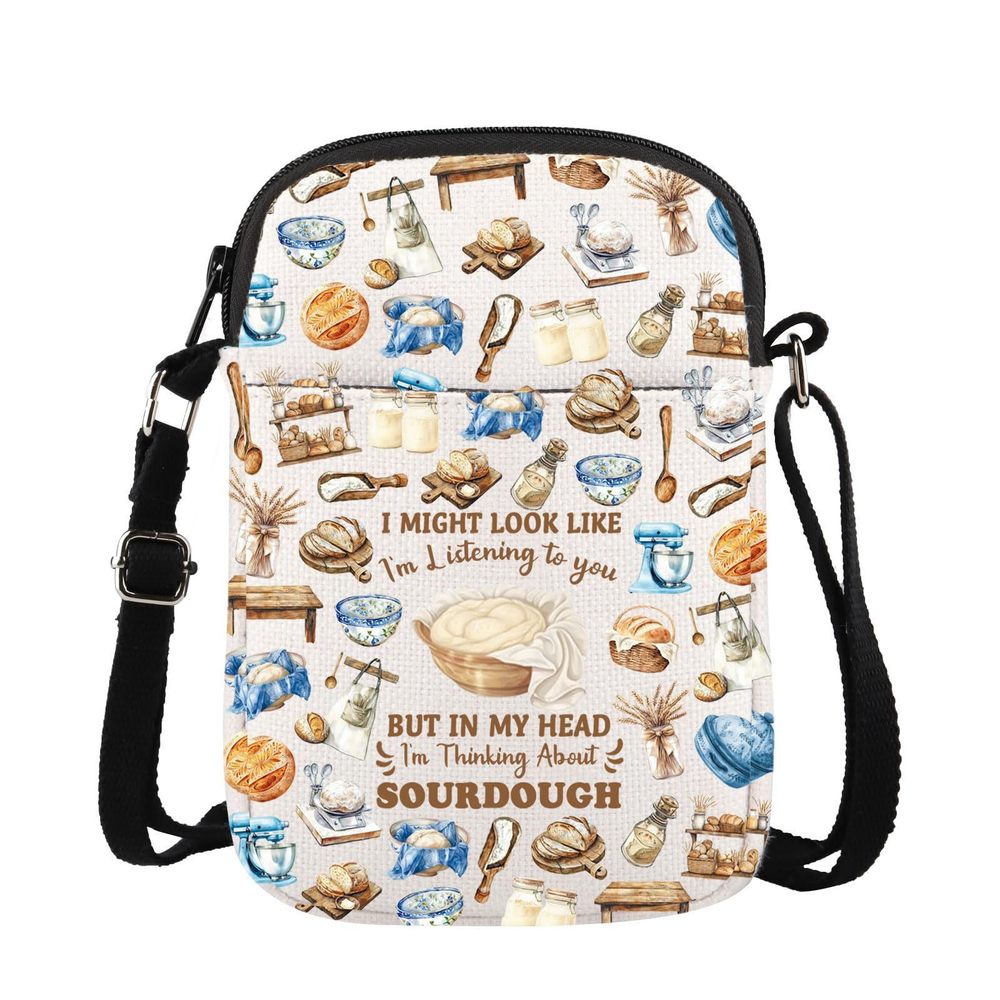 Sourdough Maker Crossbody Bag Bread Maker Gift Bread Lover Gift Sourdough Day X